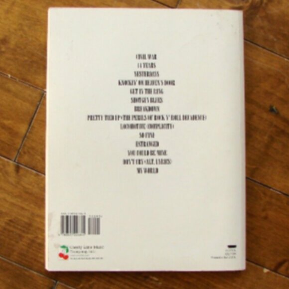 Guns N' Roses Use Your Illusion II Guitar Vocal Music Book Color Fold Out Poster - Picture 9 of 9